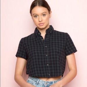 Felix Plaid Top